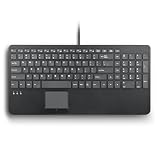 Perixx PERIBOARD-534HUS タッチパッド付キーボードハブ2個付英語配列パンタグラフキー