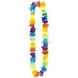 Hawaiian Summer Luau Party Floral Lei Accessory Rainbow plastic 40 [並行輸入品]