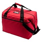 [ エーオー クーラーズ ] AO Coolers クーラーバッグ 48パックキャンバス ソフトクーラー AO48RD レッド 約45L ソフトクーラーバッグ アウトドア 大容量 [並行輸入品]