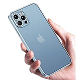 【背面透明】 iPhone13mini ケース カバー サイドカラー 背面透明 クリア 透明 13mini ソフト TPU メッキ加工 薄型 レンズ保護 アイフォン mini 13ミニ (iPhone13mini, ゴールド)