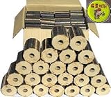 No31　モミガライト　24本×約7ｃｍ　100％もみがら原料の薪（災害時備蓄燃料兼用）　〔産...