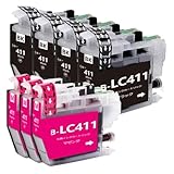 LC411 brother用互換インクカートリッジブラザー用LC411BKブラック4本 LC411Mマゼンタ3本 合計7本 対応機種：DCP-J526N/J528N/J914N/J915N/J926N-W/J926N-W/B /J928N-B/J1800N/ MFC-J904N/J905N/J739DN/DWN /J939DN/DWN