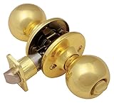 Design House 782599 Privacy Ball Doorknob, Polished Brass by Design House