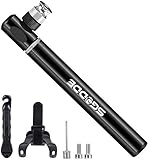 自転車 空気入れ 仏式・米式 携帯ポンプ SGODDE 【2019最新型】 エアポンプ 300psi コンパクトで軽量 高圧 ロードバイク・