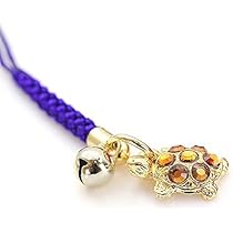 ストラップ宝石 Amazon.co.jp: (幸運の七石福亀)開運 根付 ストラップ 【7色の石