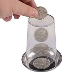 【手品 マジック】Coin thru Glass/ミラクルスルーコイン コインマジックシリーズ コインコースター 貫通マジック 近景マジック道具 手品 道具