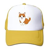 野球帽 帽子 子供 柴犬 アウトドア 日よけ おしゃれ速乾 シンプル 面白い イエロー