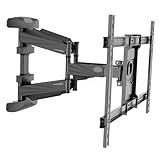 An Style ORION オリオン対応 壁掛け金具 40インチ42インチ43インチ50インチ55インチ65インチ75インチ 型 対応 壁掛金具 上下左右角度調節 液晶 TV 金具 テレビ フレーム テレビ壁掛け金具 TV壁掛け金具 冷間圧延鋼 チルト＆スイベル移動式 ブラック 耐荷重45.5kg