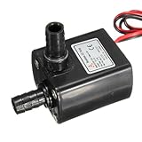 ポンプ，SODIAL(R) 超静音DC 12V3M240L/ Hブラシレスモーター　水中水族館プロウォーターポンプ