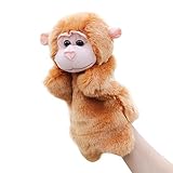 Remeehi ハンドパペットサル　さる　パペット　動物 手 人形 アニマル ハンド パペット幼児 情操 教育 親子 おもちゃ 知育 人形劇 小道具　物語　母