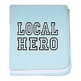 CafePress – ローカルヒーロー – スーパーソフトベビー毛布、新生児おくるみ ブルー 060516470025CD2