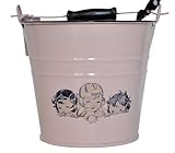 Vintage-style Pink French Girls Baby Bucket by Two Elizabeths