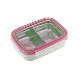 Innobaby Keepin' Smart Stainless Snackbox, Pink, 11 Oz. by Innobaby