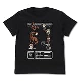 [コスパ] 【公式】 ダンジョン飯 ダンジョン飯ドット絵 Tシャツ BLACK XLサイズ