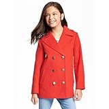 オールドネイビー OLD NAVY/ ブラッシュミリタリースタイルピーコート レッドボタン アウタージャケット XL【並行輸入】