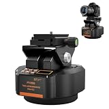 ZTIANFOTO PT2000 自由電動雲台 360°回転パノラマヘッド タイムラプス 自由雲台 2.4G ワイヤレス制御 リモコン雲台ビデオ三脚ヘッドスタビライザースマートフォンカメラ用 生放送機能 2.2kg 耐荷重
