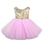 (プタス)Putars ベビー服 子供服 ワンピース チュールドレス 女の子 シークイン バックレス 三色 可愛い 記念日 プレゼント 12ヶ月-4歳