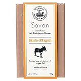 ラ・メゾン・ド・サボン 固形石鹸 クリーミードンキーミルク石鹸 アルガンオイル 120g OB-PVP-7-4