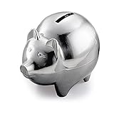 ピューター仕上げ豚銀行