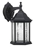 CHLOE Lighting CH4561-BLK-OSD1 Transitional 1-light Black Outdoor Wall Sconce Lighting with 12.85-In