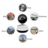 防犯室内用監視カメラ 広角レンズ 双方向音声 赤外線 暗視 遠隔操作 動体検知 警報機能 マイク内蔵 WIFI対応 ベビーモニター マイク内蔵 サポートPTZ TFカード/P2P/ Android/i