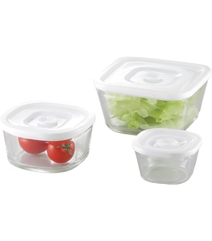 Amazon｜iwaki(イワキ) 密閉用ふた パック&レンジ Lサイズ用