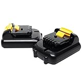 2 - Pack – 互換性Dewalt dcf815バッテリ – For Dewalt 10.8 Vツールバッテリ( 1500 mAh ,リチウムイオン)