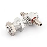 uxcell　真空カップレベルコンペンセーター　シルバートーン　金属素材　41mm長い　6mmのストローク