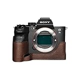 TP Original SONY α7S III 用 ボディーハーフケース ダークブラウン
