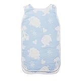 Jaswon ベビースリーパー コットン 新生児 キッズ 無添加6重ガーゼ スナップボタン開閉 赤ちゃんから5歳まで オールシーズン着用 全4色