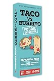 Taco vs Burrito Foodie 拡張パック - プレイするにはコアゲームが必要です - 7歳の子供が作ったカードゲームで、家族、友人、大人、ティーン、子供に最適です。