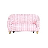 arne ミニソファー 2人掛け キッズソファ 布張り Petit 2P K8301-5 チェック PK