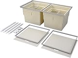 【大建工業】床収納 44型［深型（1階用）］ 2×3尺タイプ 44型909 シルバー 1台入り