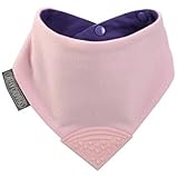 Le Neckerchew - Baby Baby - Bavette avec anneau triangulaire de dentition attachè de Cheeky Chompers