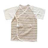 オーガニックコットン　日本製　ベビー用ひも結びタイプ　半袖短肌着　ORGANIC GARDEN　オーガニックガーデン