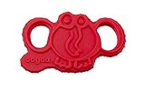 oogaa Baby Silicone Elephant Teether - Easy Clean, Baby Safe - 8 x 3.5in - Red by oogaa