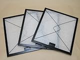 コスモフィルター 深型レンジフード 金網3面 差し込みタイプ用 取り付け枠・フィルターセット 34.3×29.7cm