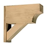 Fypon bkt21 X 20 X 6s 5 1 / 2 " W x 20 " H x 21 1 / 2 " P Timberテクスチャブラケット
