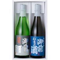 Amazon.co.jp: 辻本店 御前酒 吟醸飲みくらべセット 720ml×2本入