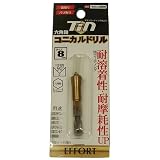 EFFORT(エフォート) チタンコーティング 六角軸コニカルドリル 8mm CDT-8