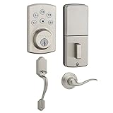 クイックセット907 Powerbolt 2.0電子デッドボルトfeaturing SmartKey with Arlington Handleset 99070