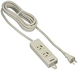 パナソニック(Panasonic) マグネット付OAタップ 接地15A抜け止め形2口 3m WCH24323H