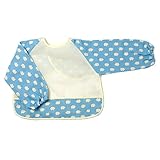 キャトル･セゾンオリジナル ベビーお食事エプロン ボンヌ ブルー