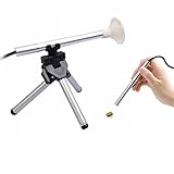 Itian Usbマイクロスコープ 高倍率10-200倍 Usb接続 カメラ Ledライト スタンド付