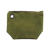 Water Resistant Canvas Tool Bag Handmade by Hide & Drink :: Olive Solid [並行輸入品]