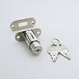 シリンダープッシュ錠 【LAMP】 スガツネ 【ABA】 1774-B 《別番》 【22.2Φ/L32.1mm】