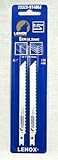 Lenox Tools 20329BT486J U-Shank Bi-Metal Wood Cutting Jig Saw Blade, 4-Inch x 3/8-Inch x 6 TPI, 2-Pa