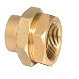 Everflow Supplies BRUN0114-NL 1-1/4-Inch Brass Union, Lead Free by Everflow Supplies