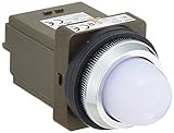 IDEC φ30 シリーズ パイロットライト LED照光 丸形 AC200/220V APN126DNW