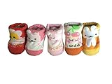 (シダーエイト)CedarEight ベビー ソックス 赤ちゃん 靴下 5足 セット 出産 お祝い プレゼント ギフト (女の子)